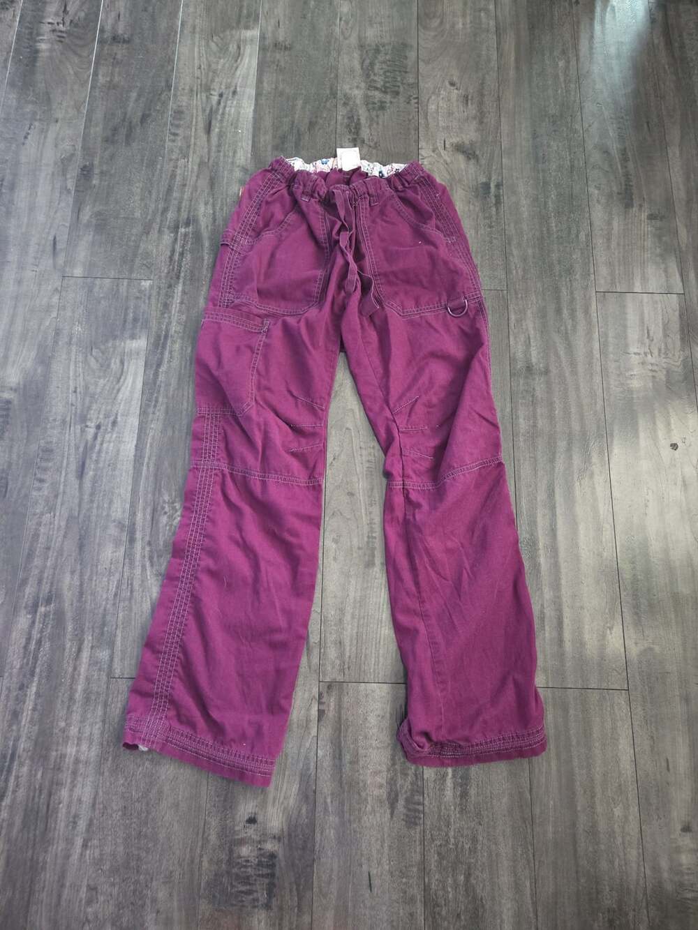 Koi Scrub Pants size XS X small purple wine 701